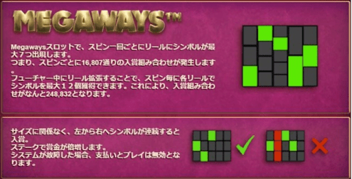 特徴 シンボルとペイライン